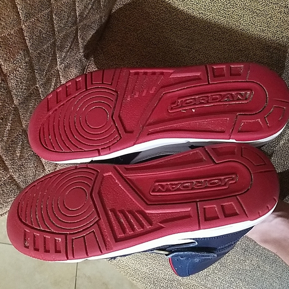 Jordan Flight 45 High GS Midnight Navy Sneakers Shoes Multicolor - Picture 6 of 7